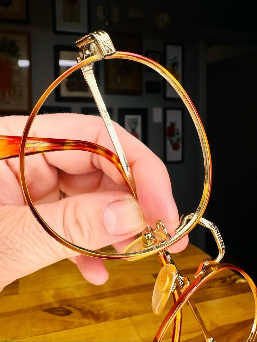Polo Ralph Lauren Classic VI Copper Tortoise/Gold  Eyeglass FRAMES ONLY